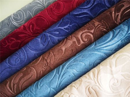 3D Emboss Jaguar Knitting Fabric