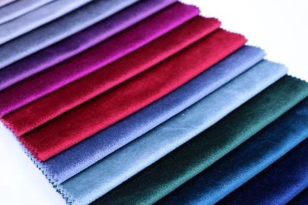 Tecido de sofá de veludo personalizado